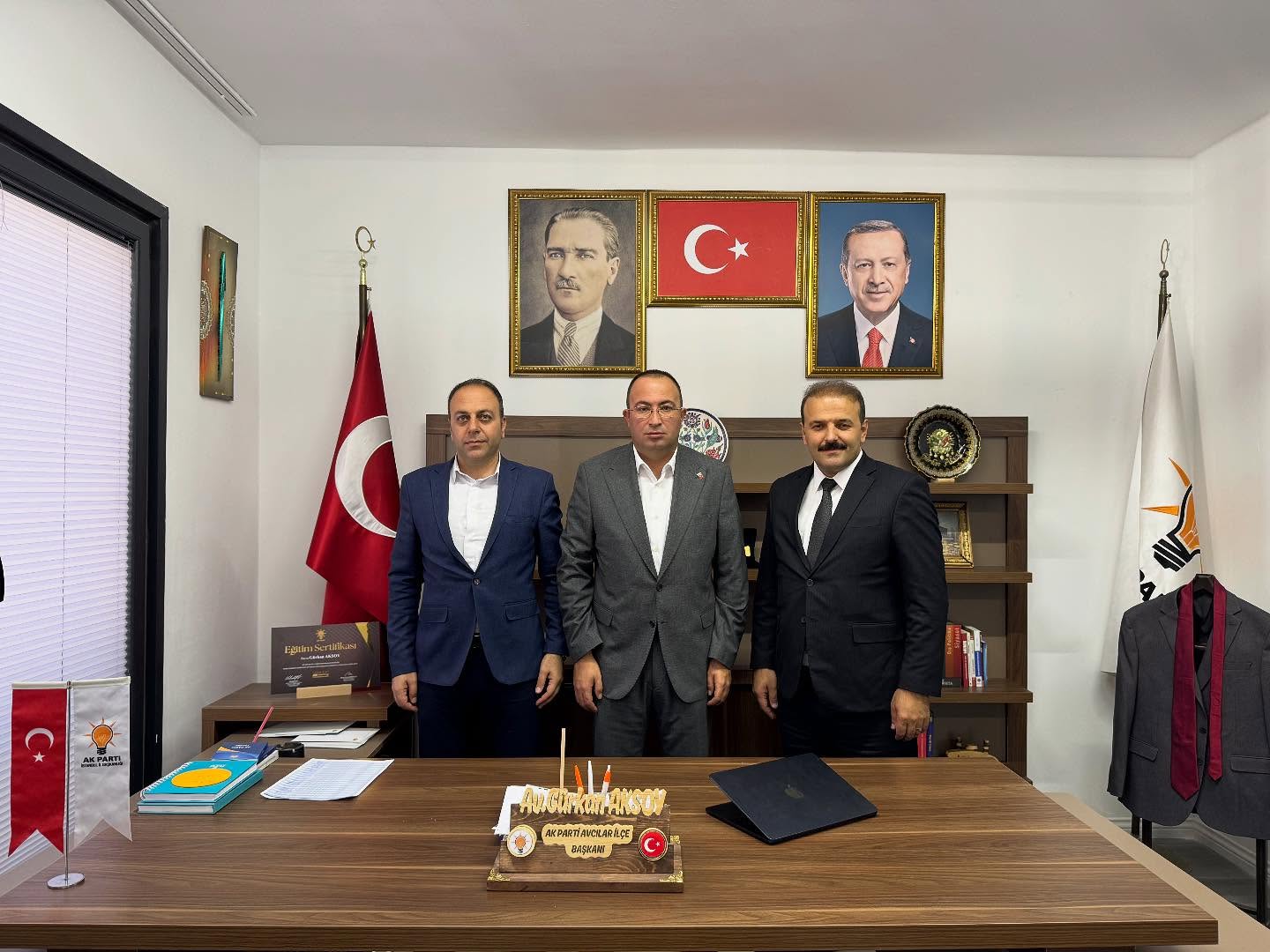 Avcılar İlçe Millî Eğitim Müdürümüz Özcan Şahin teşkilatımızı ziyaret etti