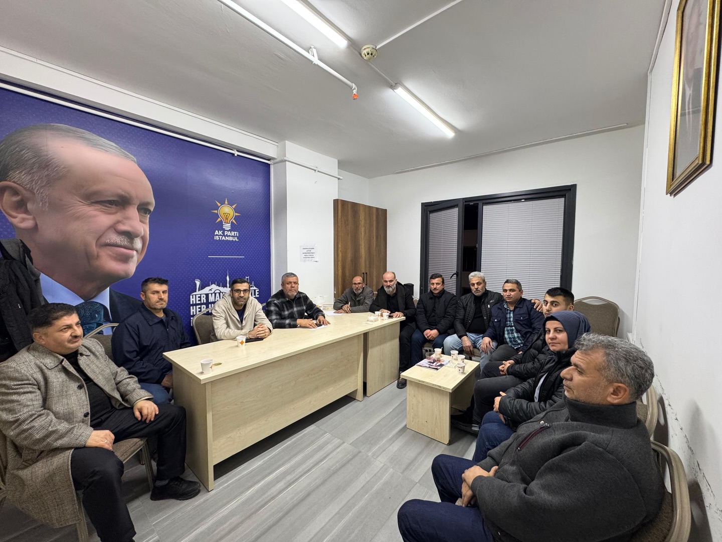 Mahalle başkanları toplantımızı gerçekleştirdik.