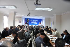 ŞOFÖRLER ODASI YÖNETİMİ VE ESNAFINI İLÇEMİZDE AĞIRLADIK.